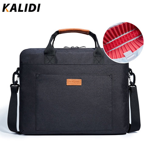 KALIDI Laptop Bag 13.3 15.6 17.3 Inch Waterproof Notebook  Bag for Macbook Air Pro 13 15 Computer Shoulder Handbag Briefcase Bag ► Photo 1/6