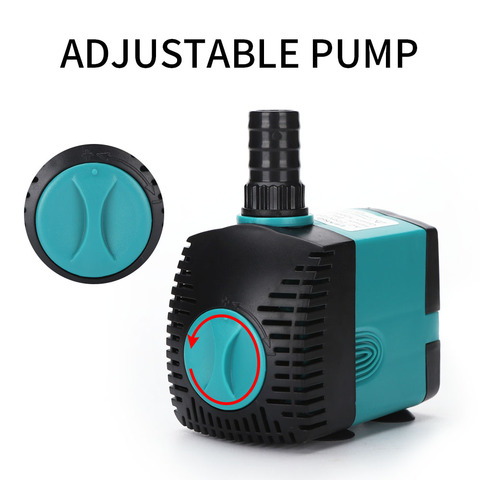 3W 6W 10W 15W 25W Ultra-Quiet Submersible Water Fountain Pump Filter Fish Pond Aquarium Water Pump Tank Fountain 220V-240V ► Photo 1/6