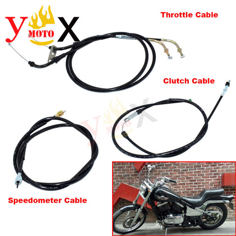 VN400/800 Touring Motorcycle Clutch Cable Wire / Throttle Oil Line/ Speedometer Cable For Kawasaki VN Vulcan 400 800 VN400 VN800 ► Photo 1/6