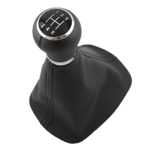 For VW Passat B5 1997 1998 1999 2000 2001 2002 2003 2004 2005 Car-tyling  5 Speed Gear Stick Shift Knob With Leather Boot ► Photo 1/6