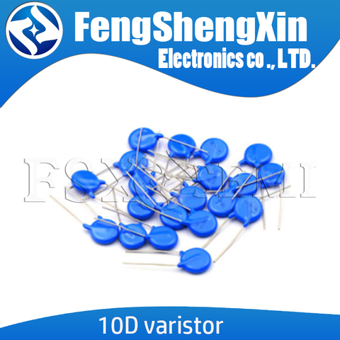 20pcs 10D Varistor 10D270K 10D330K 10D390K 10D470K 10D241K 10D391K 10D431K 10D471K 10D561K  10D331K piezoresistor 10MM ► Photo 1/1