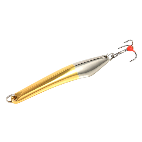 Winter Ice Fishing Lure 10g 20g 25g Vertical Jigs Metal Spoonbait Hard Lure with Treble Hook for fishing of perch and pike ► Photo 1/6