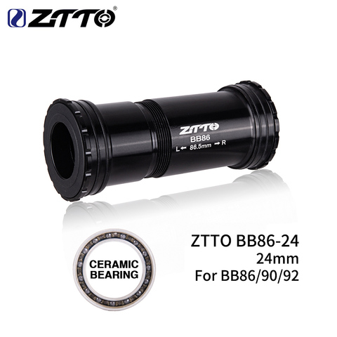 ZTTO BB86 BB90 BB92 Press Fit Bottom Brackets Thread lock MTB Mountain Bike Road Bicycle  For Parts 24mm Crankset chainset ► Photo 1/6