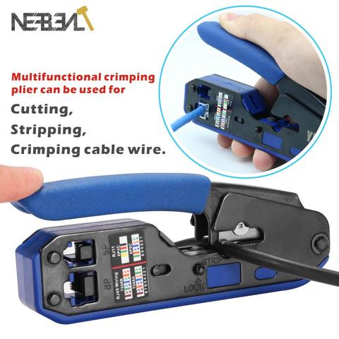 Multi function Network Cable Wire Stripper For Rj45 Cat6 Cat5e Cat5 Rj11 Rj12 Connector Sit Network Crimping Pliers Tools ► Photo 1/6