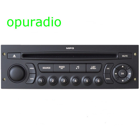 GENUINE RD45 Car Radio with CD USB Bluetooth for Peugeot 207 206 307 308 807 Citroen C2 C3 C4 C5 C8 (set VIN code yourself) ► Photo 1/4