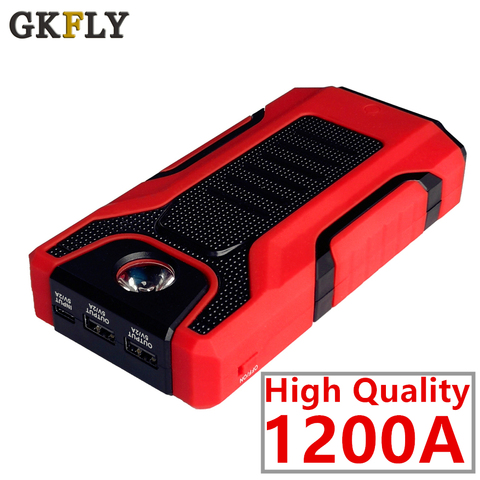 GKFLY 1200A  Car Jump Starter High Power Portable Car Charger Multi-function Start Jumper Emergency Car Battery Booster Buster ► Photo 1/6