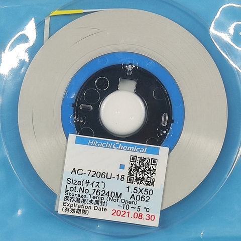 LCD Anisotropic Conductive ACF Film: AC-7206U-18 AC7206U-18 New Datecode ► Photo 1/2