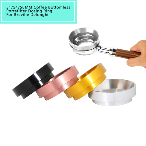 Aluminum IDR Intelligent Dosing Ring For Brewing Bowl Coffee Powder Espresso Barista Tool For 58 51 54MM Profilter Coffee Tamper ► Photo 1/6