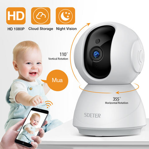 1080P Baby Monitor With Wifi Wireless Camera Night Vision Surveillance Security CCTV IP Video Cam For Children Nanny And Pet Cam ► Photo 1/6