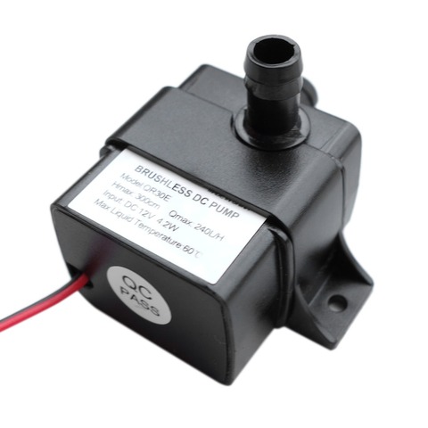 Ultra-quiet DC 12V 4.2W 240L/H Flow Rate Mini Aquarium Fish Tank Pump Landscape Fountain Waterproof Brushless Pump QR30E ► Photo 1/6