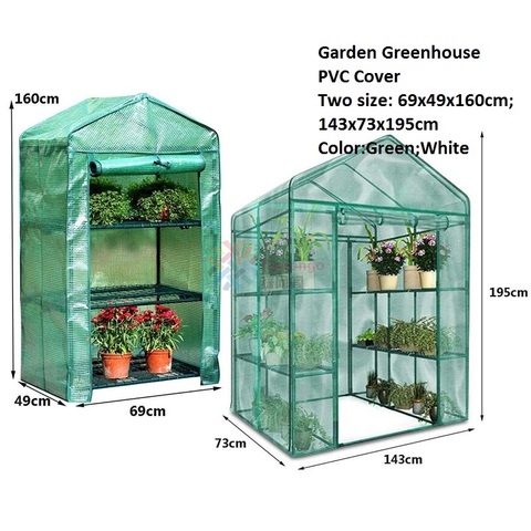 Hot Sale!!!New Garden Greenhouse PE Mesh Cover Flower Plants Winter Keep Warm Summer Sunscreen Rainproof Fold Multi Hook Sunroom ► Photo 1/6