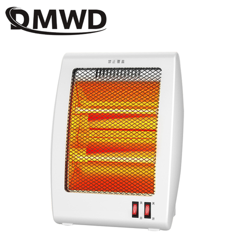 DMWD Portable Electric Fan Heater Stove Hand Winter Warmer Machine Bedroom Office Quartz Thermal Heating Radiator Hot Air Blower ► Photo 1/2