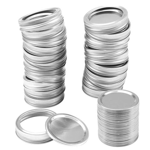 10PCS Wide Mouth Lids Mason Jar Lids Leak Proof Secure Mason Canning Jar Caps for Mason Canning Jars Diameter 70mm 86mm ► Photo 1/1