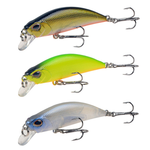 1pcs Slowly Sinking Minnow Fishing Lure 5.5cm 5g Isca Artificial Hard Bait Bass Wobblers 3D Eyes Crankbait Carp Pike Tackle ► Photo 1/6