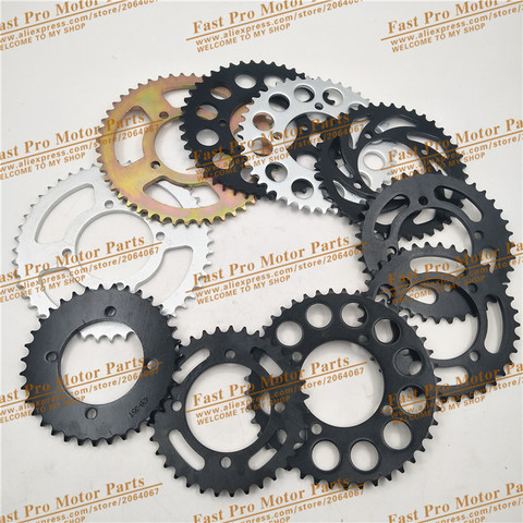 420/428 Chains 35T/37T/39T/41T/43T/45T/48T Motorcycle Chain Sprockets Rear Back Sprocket Cog For 110cc 125cc 140cc Dirt Pit Bike ► Photo 1/6