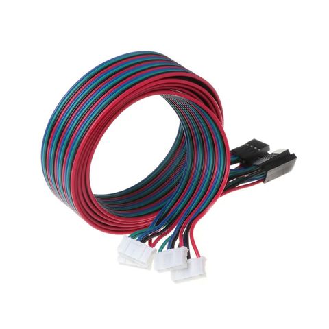 4pcs 100cm 4pin Stepper Motor Cables XH2.54 Terminal Wire For 3D Printer NEMA 17 Stepper Motor WXTC ► Photo 1/6