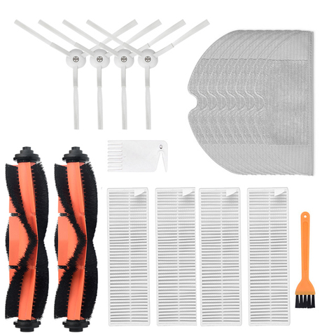 New Main Brush Hepa Filter Side Brush Mop Cloth Clean Tool Kit for Xiaomi Mijia G1 Robot Vacuum Cleaner ► Photo 1/6
