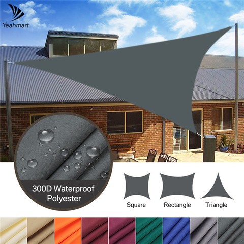 2/3/3.6/5M Triangle Sun Shade Sail Canopy for 98%UV Block Sun Shelter For Outdoor Facility&Activities Backyard Awning ► Photo 1/6