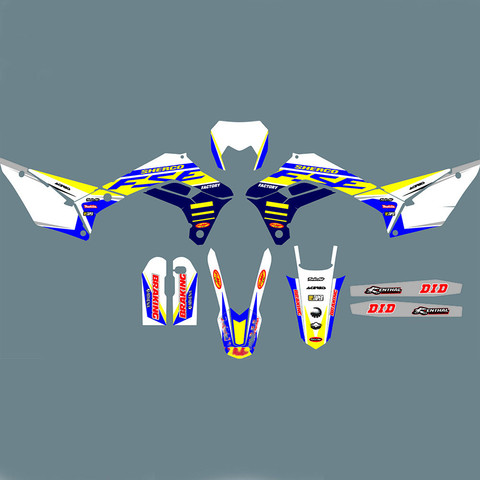 Motocross 3M STICKERS GRAPHICS BACKGROUNDS DECALS Kits for SHERCO SE SEF 2022 2017 for SHERCO 2022 SEF SE ► Photo 1/2