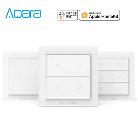 Original Aqara OPPLE Wireless Smart Switch Work With Apple HomeKit and Mihome App - Two/Four/Six Buttons ► Photo 1/6