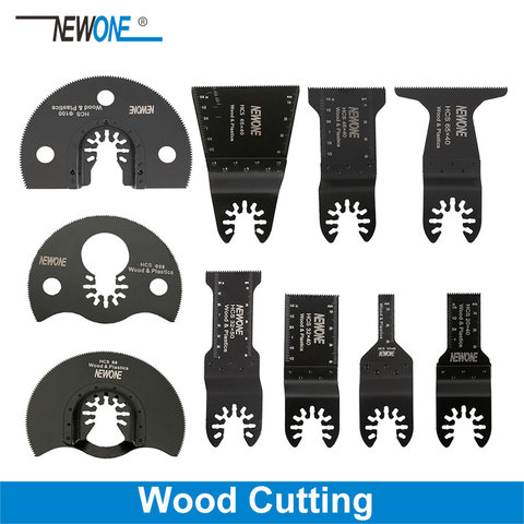 NEWONE Quick Release Wood Cutter Quick Change Oscillating Multi Tool Saw Blade for Renovator Power Tool Black Decker Dewalt ► Photo 1/6