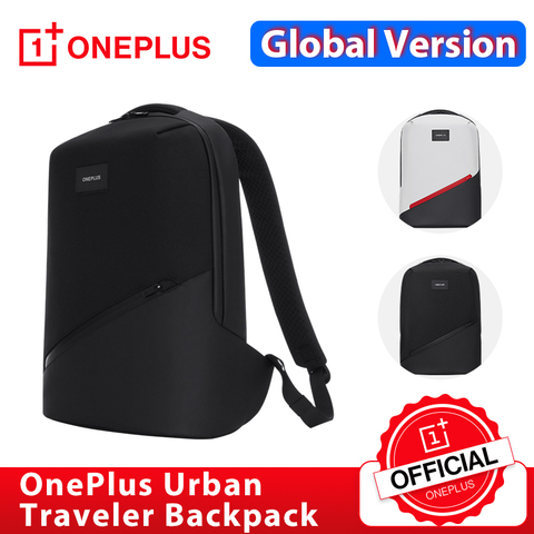 OnePlus Urban Traveler Backpack Charcoal Charcoal Black Arctic White 9 Number Of Pockets And Compartments OnePlus Official Store ► Photo 1/6