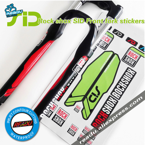 classic style rockshox SID Sticker mountain bike front fork stickers bicycle front fork decals SID fork stickers ► Photo 1/6