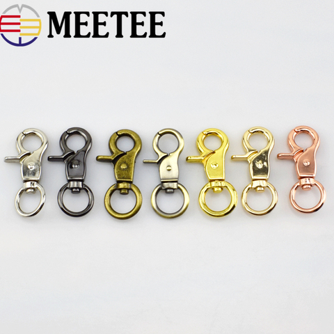 4pc/10pcs Metal Bag Buckle Key Ring Lobster Clasps Swivel Trigger Clips Snap Buckles Hooks for Bags DIY Connection Accessories ► Photo 1/6