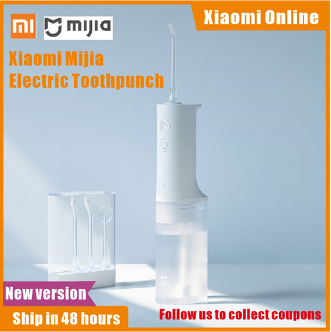 Original Xiaomi Mijia Mi Oral Irrigator Dental Flusher High Frequency Pulsed Water Flow Voltage Stabilization 4 Gear Level 200ml ► Photo 1/6