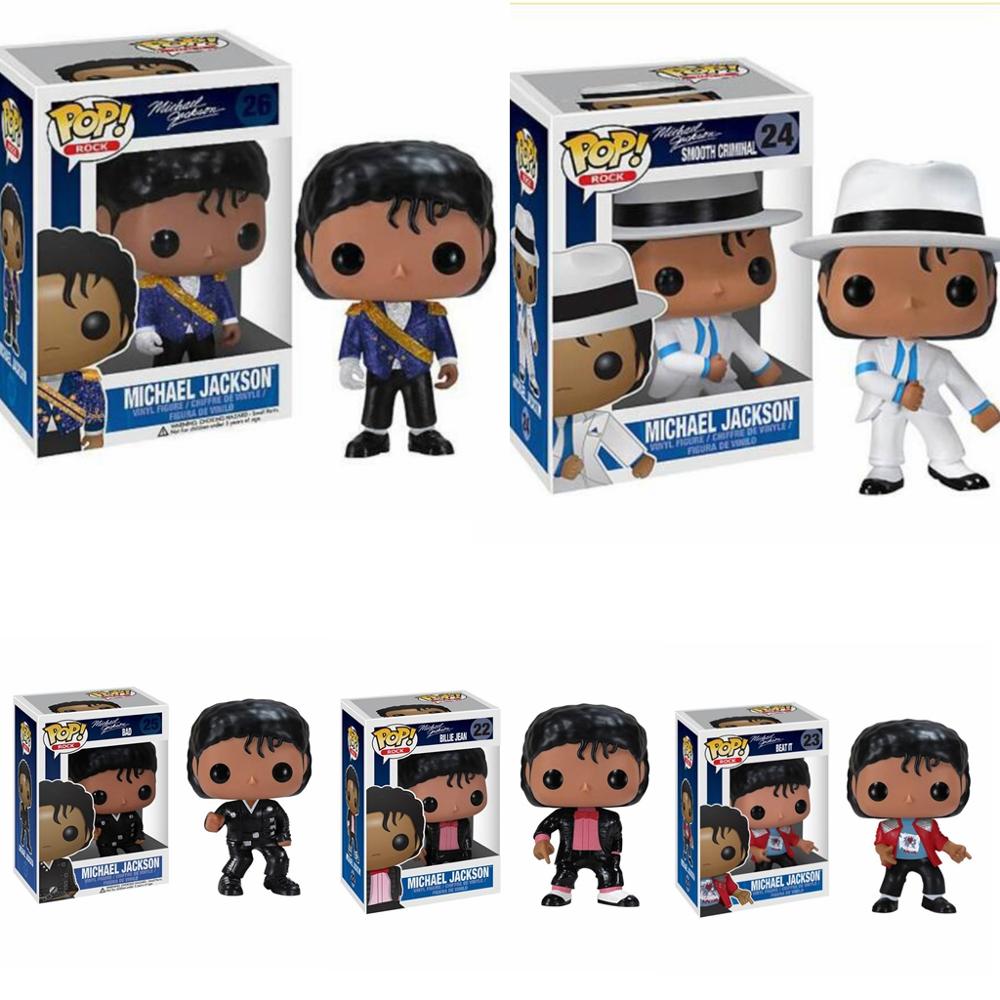 Funko Pop Michael Jackson Beat It Music Vinyl Action Figures Toys With Box Gift 