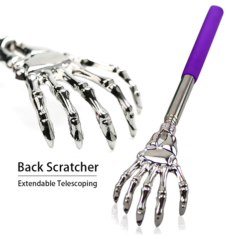 Back Scratcher Telescopic Scratching Backscratcher Massager Back Scraper Extendable Telescoping Itch Relief Random Color 1piece ► Photo 1/6