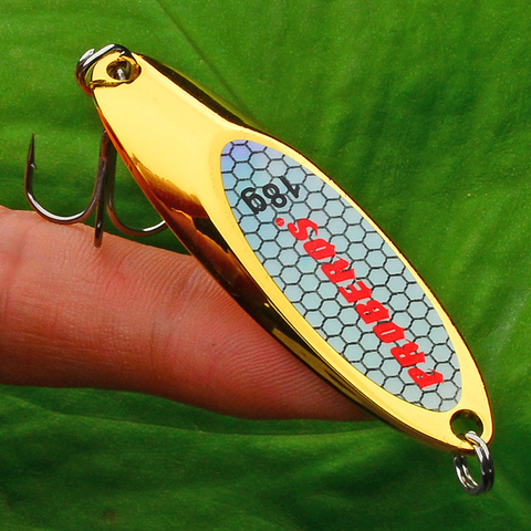 7G/10G/14G/21G Fishing Lure Spoon with Treble Hook Long Shot Metal