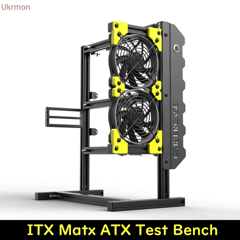 ITX Matx ATX Water Cooling Motherboard Test Bench Open Air Frame Computer Case Aluminum Bracket DIY Bare Frame Support Graphics ► Photo 1/6