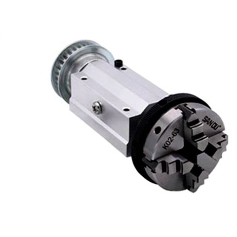 Miniature lathe woodworking bead machine 63 four-jaw chuck spindle assembly through hole 65 small 50 three-jaw rotary chuck ► Photo 1/6