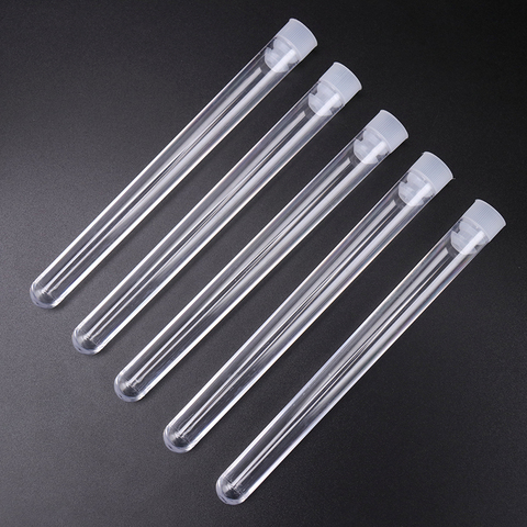 10PCS Plastic Test Tubes Vials Sample Container Sample Tube With Cap For Office School Chemistry Supplies 15x150mm ► Photo 1/6