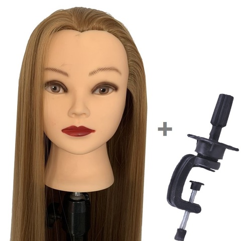 75cm Hair Hairdressing Training Mannequins Head For Makeup Practice wig stand Professional Salon Head Hairdresser Styling Tool ► Photo 1/4