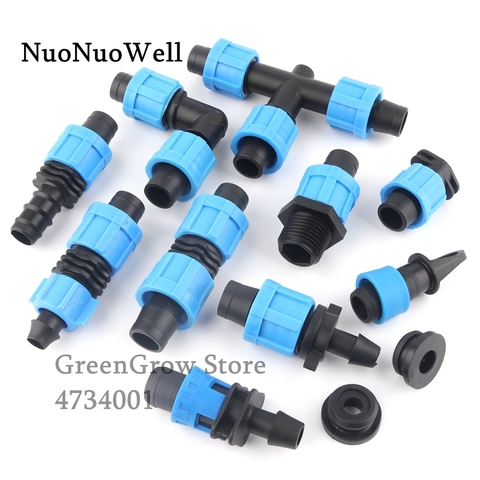 5pcs/lot 16mm Irrigation Drip Tape Connectors Agricultural Farm Water Saving Irrigation System Hose Joint Garden Water Connector ► Photo 1/6
