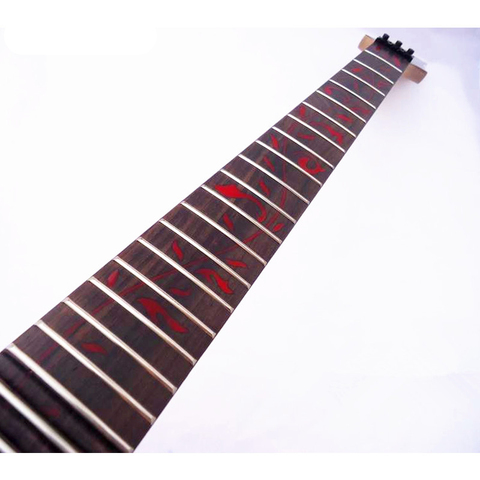 disado 24 Frets inlay Red tree of life Electric Guitar Neck rosewood fingerboard guitar strings lock Guitar accessories Parts ► Photo 1/1