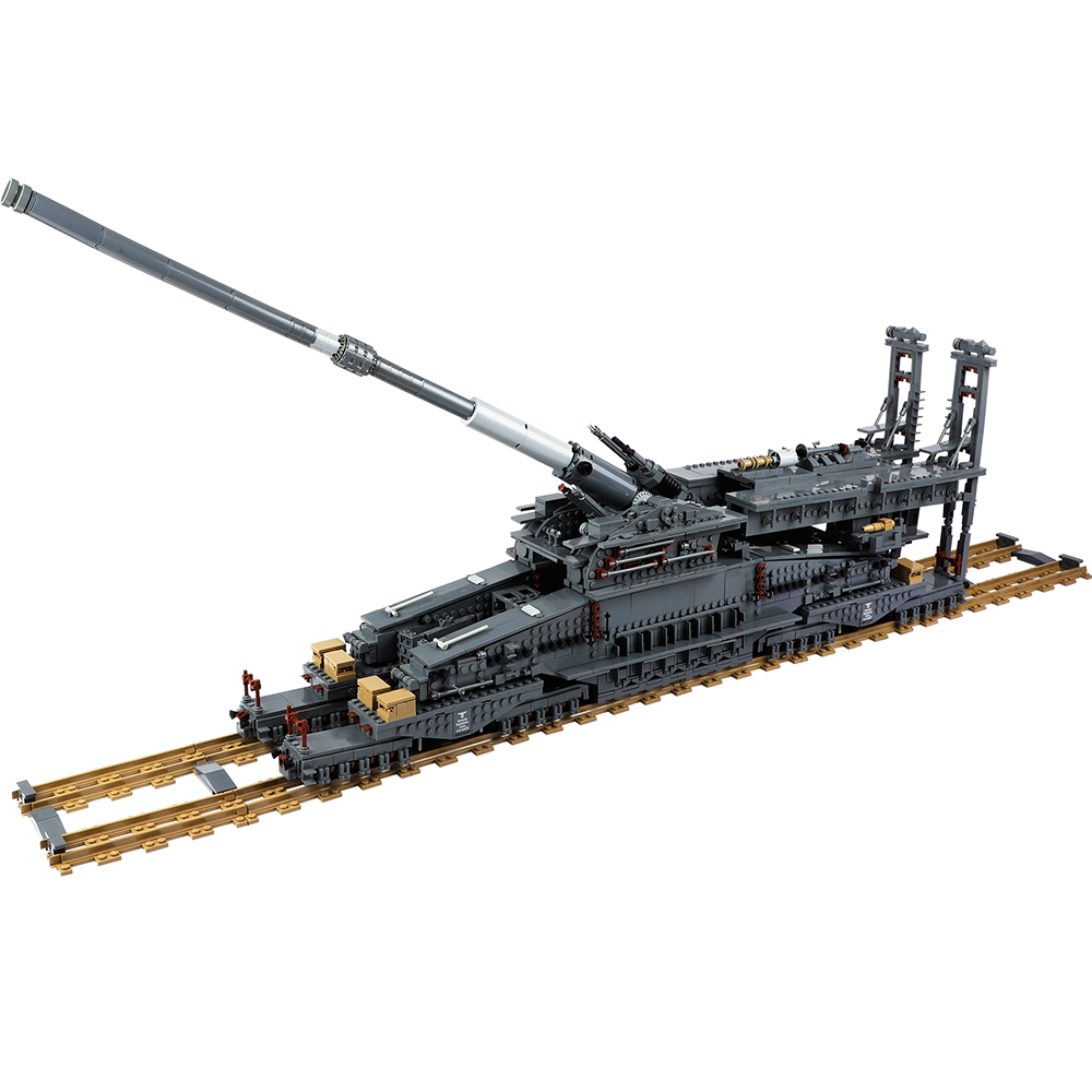 Lego Gustav Gun MOC showcase 