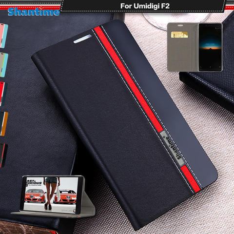 Luxury PU Leather Case For Umidigi F2 Flip Case For Umidigi F2 Phone Case Soft TPU Silicone Back Cover ► Photo 1/6
