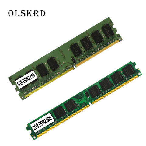 Olskrd ram ddr2 4Gb 1G 2Gb 800 DDR2 800Mhz / for AMD for intel desktop DDR 2 1G 2G 4G memory RAM memoria ddr2 2Gb 800 PC2 6400 ► Photo 1/6