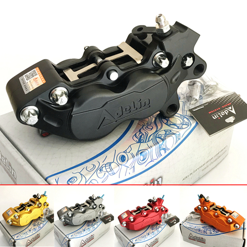 Motorcycle universal modification four piston ADL-7 HF6/F101 Brake calipers For BWS RSZ CNC rear brake motorcycle parts ► Photo 1/6