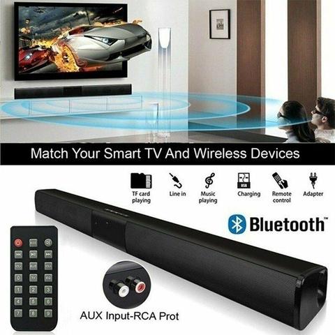 Wireless Soundbar With Bluetooth Wireless Bluetooth Sound Bar Speaker System TV Home Theater Soundbar Subwoofer ► Photo 1/6