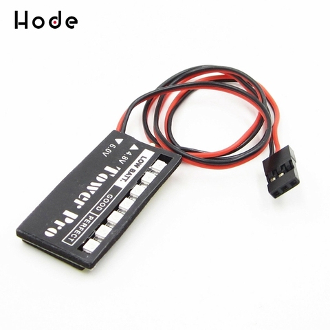 4.8v 6v 7 LED RC Model Receiver Battery Voltage Indicator Car auto ► Photo 1/5