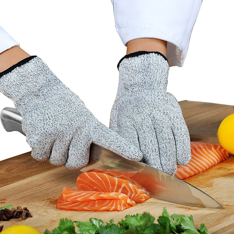 1 Pair Anti-cut Gloves Safety Cut Proof Stab Resistant Stainless Steel Wire Metal Mesh Kitchen Butcher Cut-Resistant Safety ► Photo 1/6