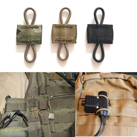 3pcs Tactical Molle Webbing Buckle Ribbon Buckle Binding Retainer for PTT Antenna Stick Pipe Free Shipping ► Photo 1/5