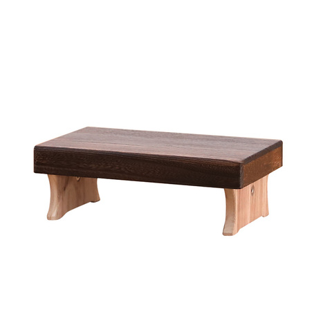 Wood Ergonomic Meditation Bench- Portable Design with Folding Legs Wooden Low Seat for Meditations, Yoga, Prayer, Seiza and Kids ► Photo 1/1