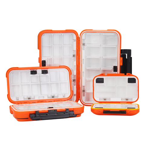 Double Sided Fishing Tackle Box 8/10/12/16 /26 Grids Bait Lure Hook Compartment Storage Case Waterproof Fishing Accessories ► Photo 1/6