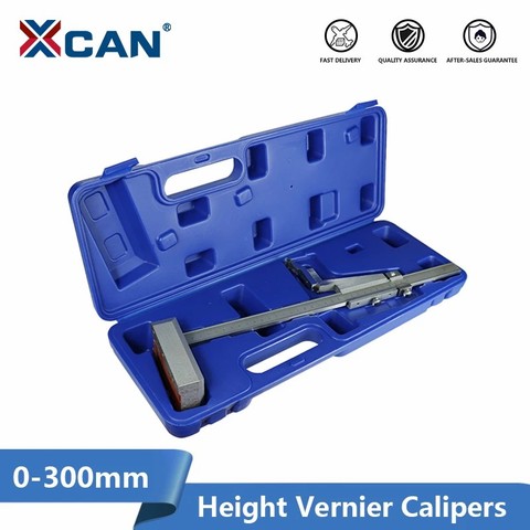 XCAN Height Vernier Calipers 0-300mm Stainless Steel Vernier Height Gauge with Stand Measure Ruler Tools ► Photo 1/6