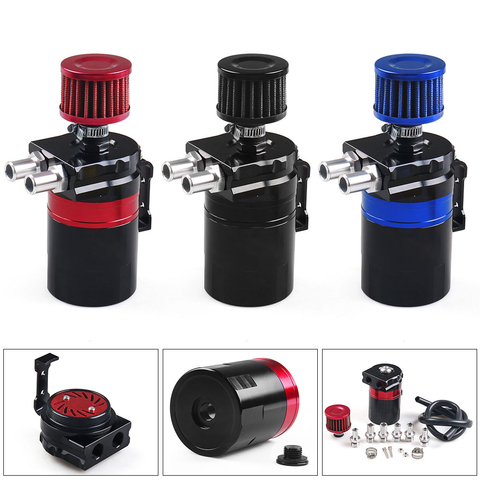 With Filter Universal Aluminum Reservoir Oil Catch Can Tank Baffled Reservoir Kit TT101993 ► Photo 1/6